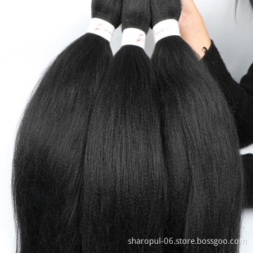 easy pre combed crochet hair braids extension easy ombre color braiding hair featured end braiding hair